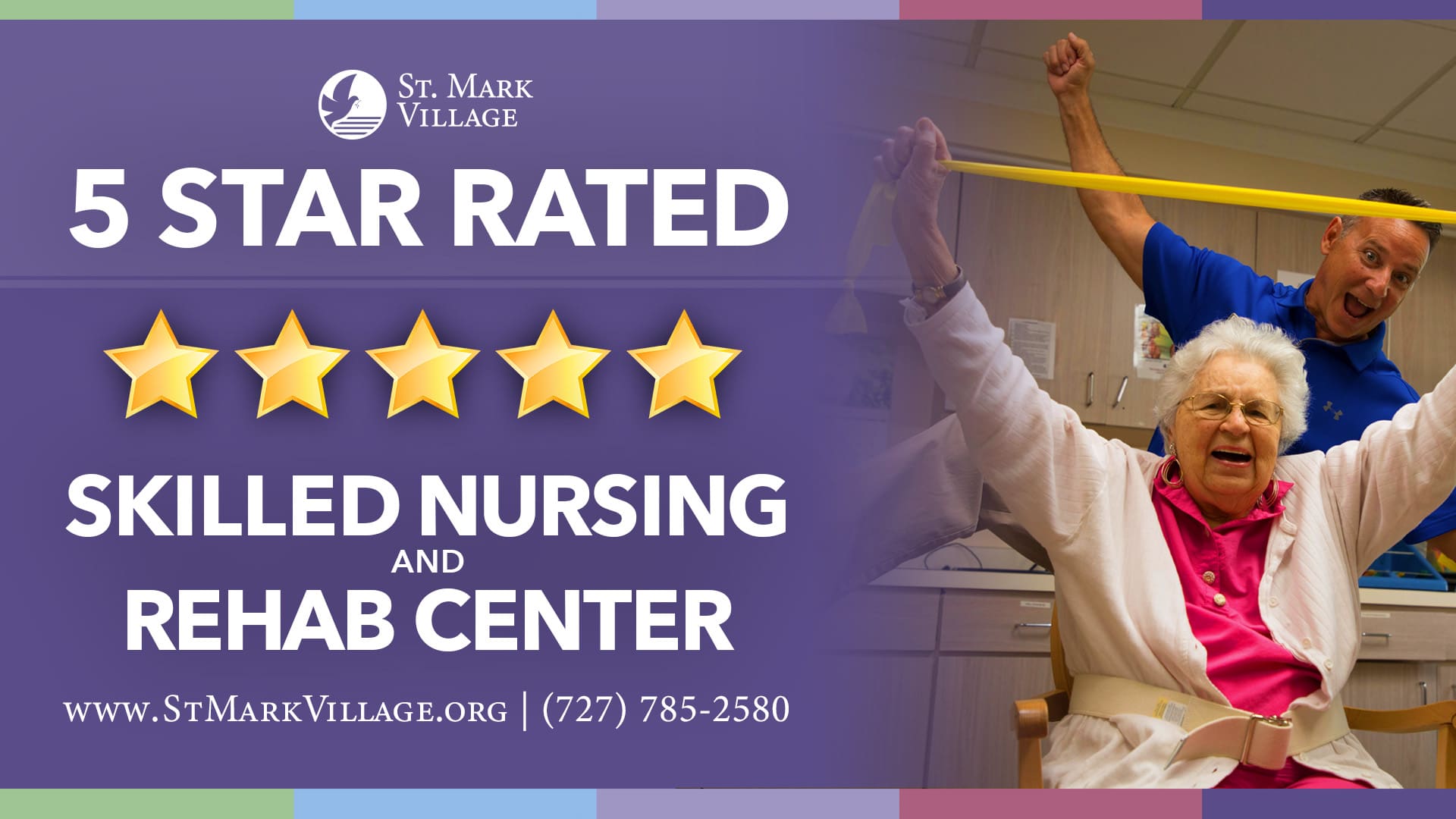 5 star rated skilled nursing and rehab center.