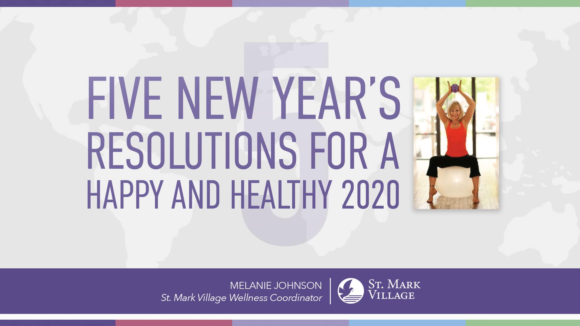 Five new year's resolutions for a happy and healthy 2020.