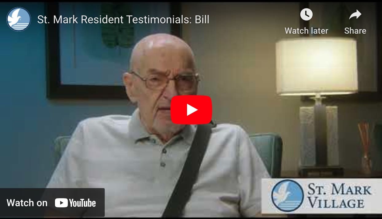 St mark resident testimonials bill.