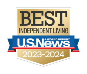 The best independent living u s news & world report logo.