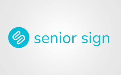 Senior living logo on a white background.